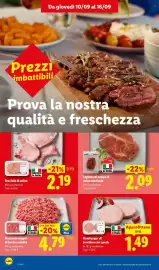 Volantino Lidl settimana 37 Pagina 6: Tagliata di coppa di suino marinata €2,09, Braciole di suino €2,19
