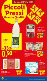 Volantino Lidl settimana 37 Pagina 8: Acentino Aceto di vino bianco €0,50, Campo Largo Fagioli rossi €0,50