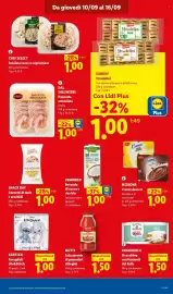 Volantino Lidl settimana 37 Pagina 9: Chef Select Insalata Russa o Capricciosa €1,00, DAL SALUMIERE Pancetta arrotolata €1,00