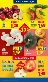 Volantino Lidl settimana 37 Pagina 5: Peperone Corno Sweet Palermo €1,69, Zucca Delica €1,19