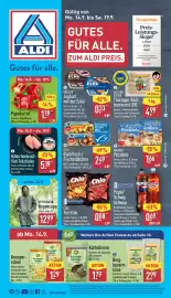 Aldi Nord Prospekt woche 38 Seite 1