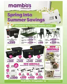 Mambo's Plastics Warehouse catalogue Page 1