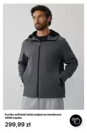4F gazetka tydzień 36 Strona 4: Kurtka softshell wiatroodporna membrana 5000 męska 4F €299,99