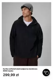 4F gazetka tydzień 36 Strona 6: Kurtka softshell wiatroodporna membrana 8000 męska 4F €299,99