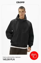 Cropp gazetka tydzień 36 Strona 2: Czarna solidna kurtka z kapturem Cropp €149,99