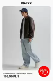 Cropp gazetka tydzień 36 Strona 3: Kurtka bomber w czekoladowym odcieniu Cropp €199,99