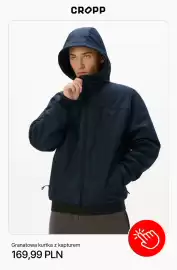 Cropp gazetka tydzień 36 Strona 5: Granatowa kurtka z kapturem Cropp €169,99