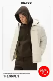 Cropp gazetka tydzień 36 Strona 6: Kremowa pikowana kurtka z kapturem Cropp €149,99