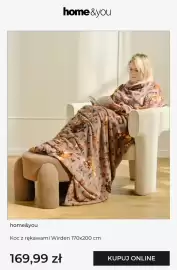 Home&You gazetka Strona 12: Koc z rękawami Wirden 170x200 cm Home & You €169,99