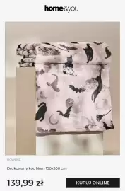 Home&You gazetka Strona 8: Drukowany koc Norn 150x200 cm home & you €139,99