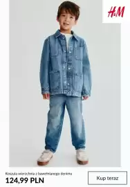 H&M gazetka tydzień 36 Strona 7: Koszula wierzchnia z bawełnianego denimu H & M €124,99