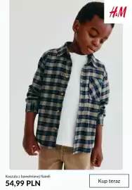 H&M gazetka tydzień 36 Strona 9: Koszula z bawełnianej flaneli H & M €54,99
