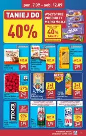 ALDI gazetka tydzień 37 Strona 3: Kinder crispy Ferrero €9,99, Napój energetyczny classic Tiger €1,99
