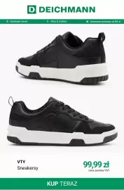Deichmann gazetka tydzień 37 Strona 2: Sneakersy VTY €99,99, VTY Sneakersy €99,99