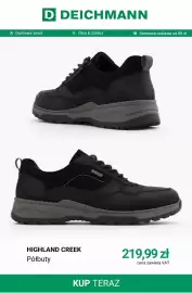 Deichmann gazetka tydzień 37 Strona 4: Półbuty Highland Creek €219,99, HIGHLAND CREEK Półbuty €219,99