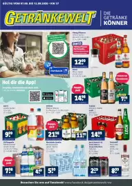 Getränkewelt Prospekt woche 37 Seite 1