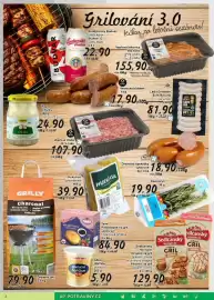 Jip leták Strana 2: Budějovický Budvar světlý ležák Budvar 33 světlý ležák €22,90, Vepřová krkovice bez kosti €155,90