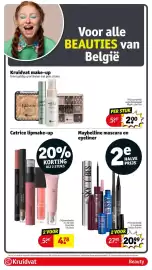 Kruidvat folder Pagina 15: Catrice lipmake-up €4,78, Maybelline mascara en eyeliner €20,99
