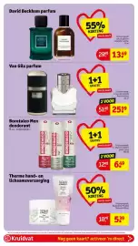 Kruidvat folder Pagina 6: David Beckham parfum €13,49, Therme hand- en lichaamsverzorging €5,39