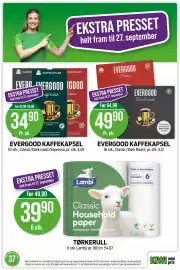 Kiwi kundeavis uke 37 Side 3: EVERGOOD KAFFEKAPSEL €34,90, TØRKERULL €39,90