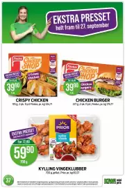Kiwi kundeavis uke 37 Side 5: KYLLING VINGEKLUBBER €59,90, CRISPY CHICKEN €39,90
