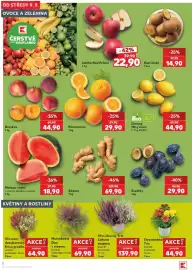 Kaufland leták týden 37 Strana 2: Jablka Red Prince €22,90, Zázvor €69,90