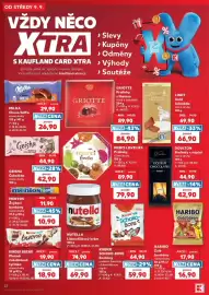 Kaufland leták týden 37 Strana 22: Lindt Gold čokoláda €66,90, Milka Choco/Jaffa €26,90