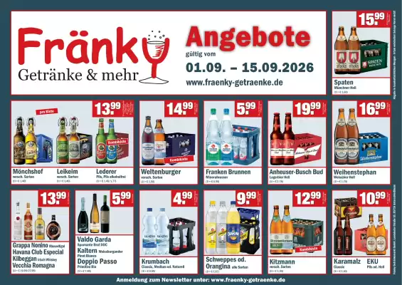 Fränky Getränke (gültig bis 15-09)