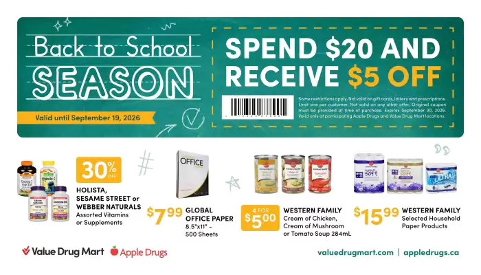 Apple Drugs flyer