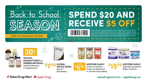 Value Drug Mart flyer Page 1
