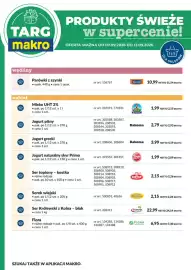 Makro gazetka tydzień 37 Strona 7: Ser topiony kostka Sertop €2,26, Ser Królewski z Kolna blok Mlekpol €24,14