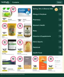 Healthylife catalogue Page 2: Souvenaid Memory Drink Cappuccino €17,60, Bonvit Psyllium Husks €17,40