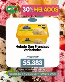 Catálogo Supermercado Único Página 3: Frutos del maipo - bites frutos del maipo €2.993,00, San francisco - helado €5.383,00