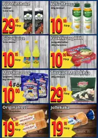 Supergrossen reklamblad vecka 37 Sida 7: Fruktkvarg XXL €10,00, Originalrost €19,95
