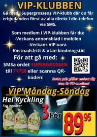 Supergrossen reklamblad vecka 37 Sida 8: Hel Kyckling, Medlemspris