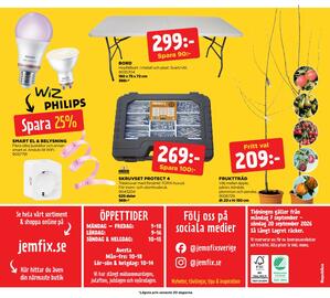 Jem&Fix reklamblad Sida 16: SMART EL & BELYSNING, SKRUVSET PROTECT 4 €269,00