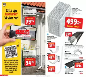 Jem&Fix reklamblad Sida 10: HÄNGRÄNNA €79,95, RÄNNKROK