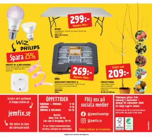 Jem&Fix reklamblad Sida 16: SMART EL & BELYSNING, SKRUVSET PROTECT 4 €269,00