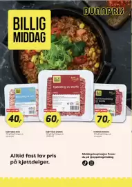 Bunnpris kundeavis uke 37 Side 10: KJØTTDEIG STORFE €60,00, KARBONADEDEIG €70,00