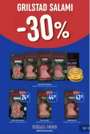 Rema 1000 kundeavis uke 37 Side 12: GRILSTAD FAMILIA €24,40, GRILSTAD SALAMI