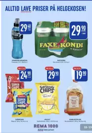 Rema 1000 kundeavis uke 37 Side 18: POWERADE MOUNTAIN €29,40, KANELPUTER 4PK €19,90