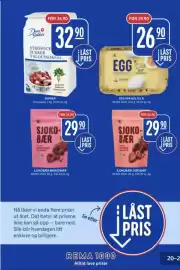 Rema 1000 kundeavis uke 37 Side 20: EGG 6PK M/L/XL R €26,90, SJOKOBÆR BRINGEBÆR €29,90