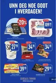Rema 1000 kundeavis uke 37 Side 24: UTVALGTE FRYSTE POTETER €34,90, YOPLAIT YOGHURT €39,90