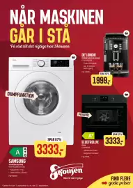 Skousen tilbudsavis Side 1: DE'LONGHI ESPRESSOMASKINE €1.999,00, ELECTROLUX OVN €3.333,00