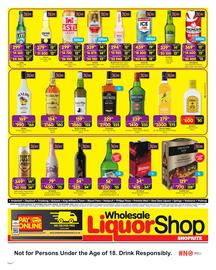 Shoprite catalogue Page 2: Drostdy Hof Adelpracht White Wine €129,99, Annabelle Cuvée Rosé/Blanche Sparkling Wine €79,99
