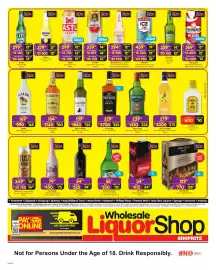 Shoprite catalogue Page 2: Drostdy Hof Adelpracht White Wine €129,99, Annabelle Cuvée Rosé/Blanche Sparkling Wine €79,99