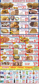 Market Basket weekly ad week 37 Page 8: Bundt Cakes €5,99, Blueberry Muffins €3,99