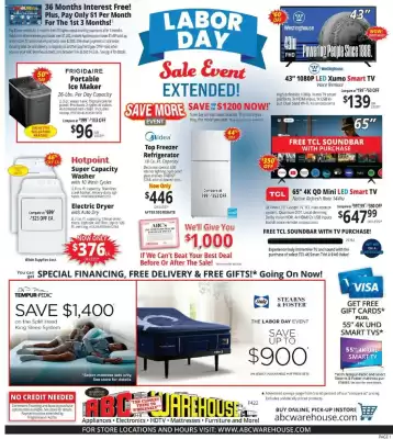 ABC Warehouse (valid until 12-09)