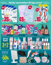ÖoB annonsblad vecka 37 Sida 7: SOFT HANDTVÅL €49,00, TENA BINDOR €49,90