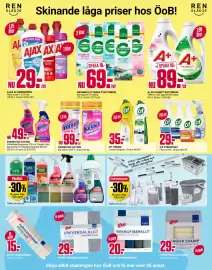 ÖoB annonsblad vecka 37 Sida 8: VANISH OXI ACTION €49,00, AJAX ALLRENGÖRING €29,00